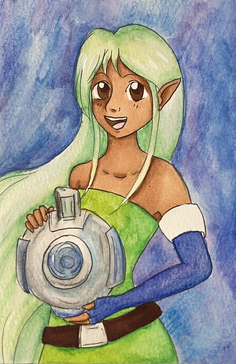 rmr_art11's tweet photo. Last minute but done! Dtiyst of Green by @Jmarcosart #jmarcosdtiyst #lowtierdtiyst #dtiyschallenge #traditionalart https://t.co/Y9uQ6tJSXI