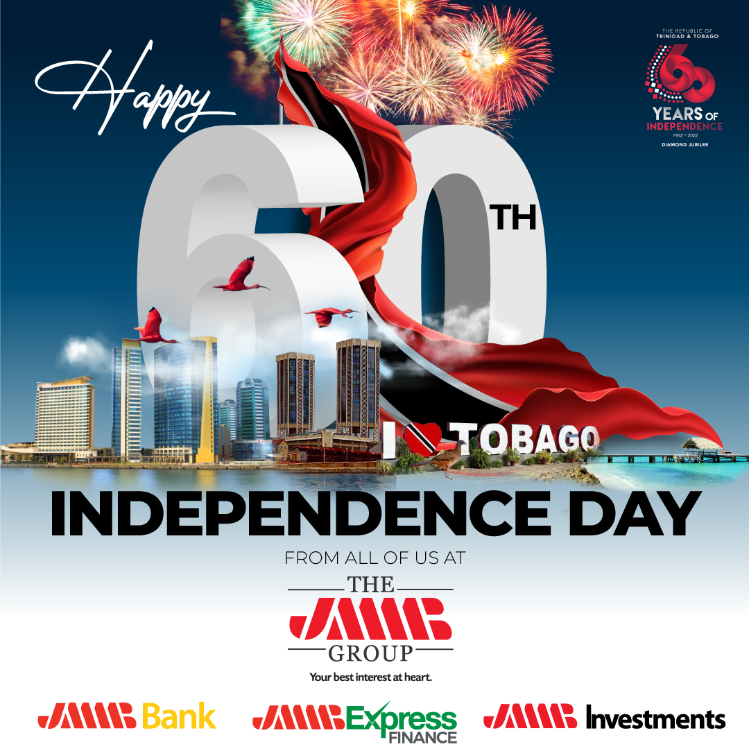 jmmbgrouptt's tweet photo. 𝗛𝗮𝗽𝗽𝘆 𝟲𝟬𝘁𝗵 𝗜𝗻𝗱𝗲𝗽𝗲𝗻𝗱𝗲𝗻𝗰𝗲 𝗗𝗮𝘆!!
We at the JMMB Group would like to wish you a very Happy Independence day!!
🇹🇹🇹🇹🇹🇹🇹🇹🇹🇹🇹🇹🇹🇹🇹🇹🇹🇹🇹🇹🇹🇹
#IndependenceDay
#JMMBTT
#JMMBGroupTT
#trinidadandtobago🇹🇹 https://t.co/VloRQrJNzS