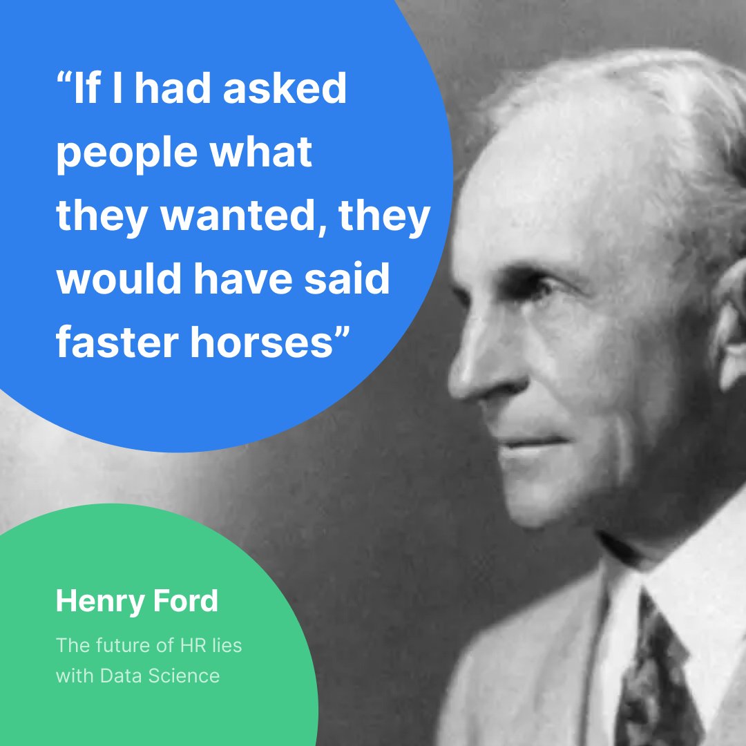 performetry's tweet photo. The future of HR lies with Data Science.

The most advanced HR leaders are already using "cars" (i.e. Data Science).

The less advanced HR leaders continue using "horses" (i.e. the old methods).

Would you agree?

#hrtech #peopleanalytics #datascience #futureofwork https://t.co/Gv8PWrEQIW
