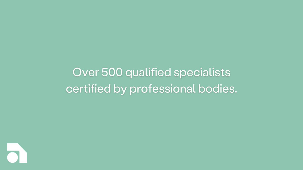 augmentive_io's tweet photo. Over 500 qualified specialists certified by professional bodies. #FindYourRhythm  through the @augmentive_io platform. If you have questions or need guidance, we're here to help so get in touch 💛 https://t.co/yX5kCf8OBD