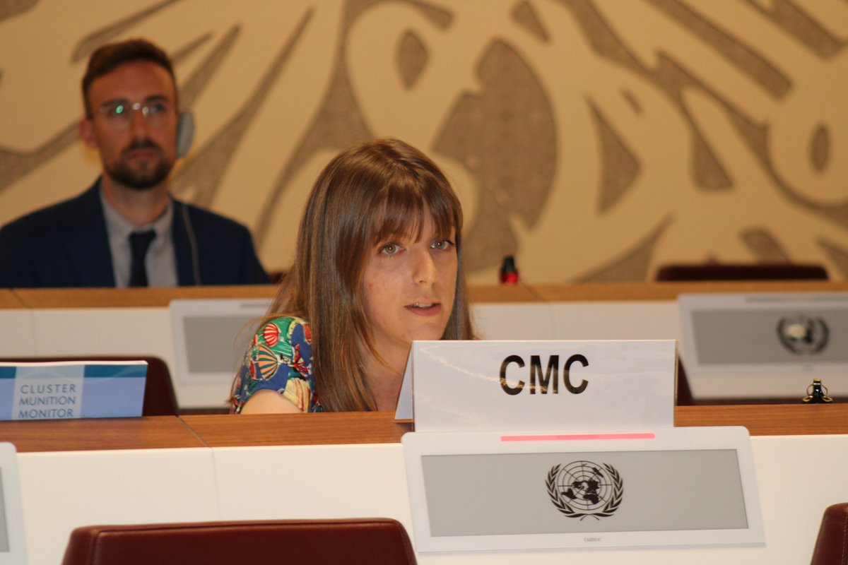 ISUCCM's tweet photo. The #CMC reminds affected states that #Article7 #transparency reports are important tool to request #intlcoop and assistance @banclusterbombs https://t.co/I7t7oXIFyR