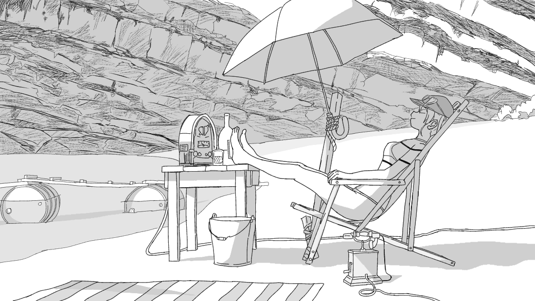 今月描絵晒 