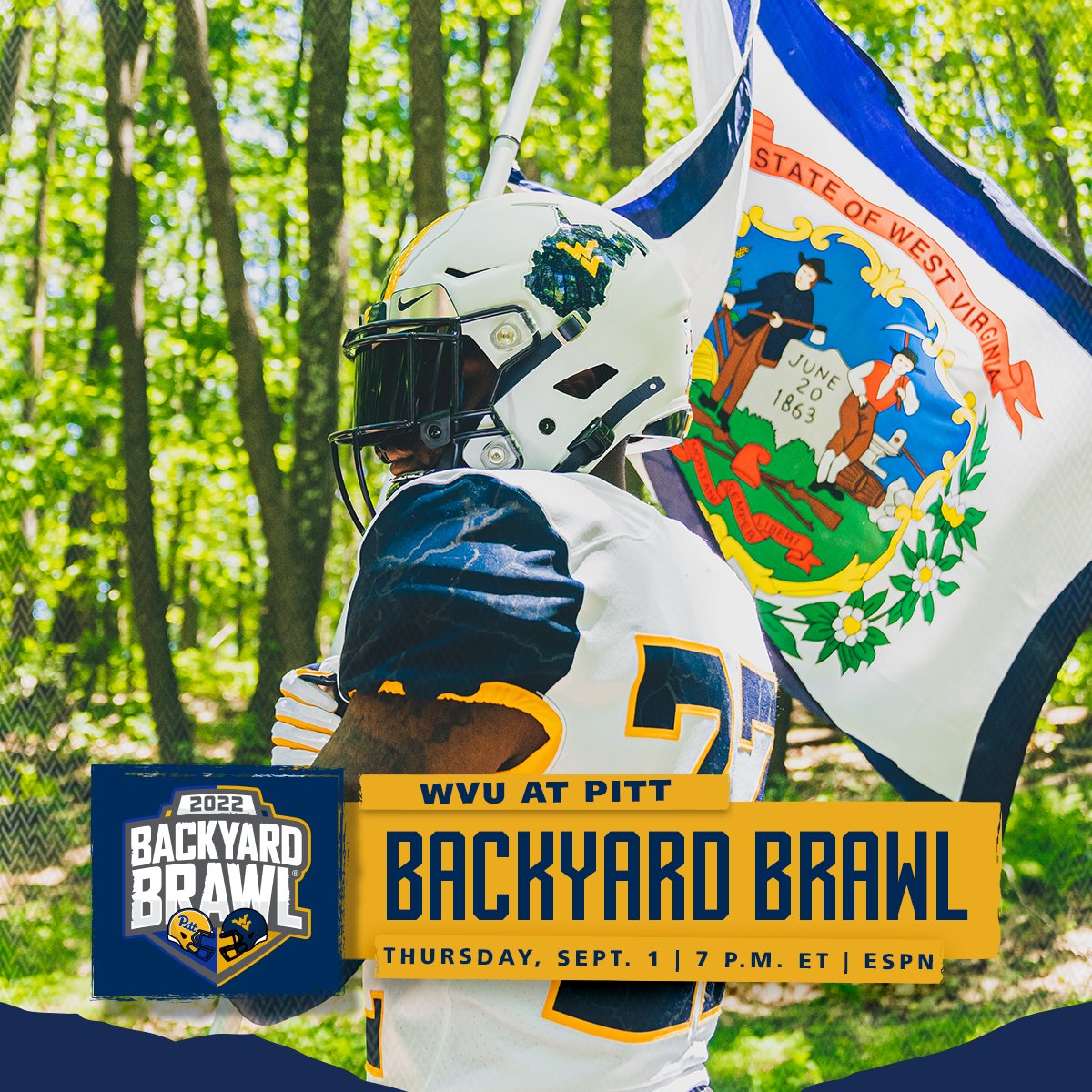 11 years in the making -- It's. Game. Day. 😤

#HailWV | #BeatPitt