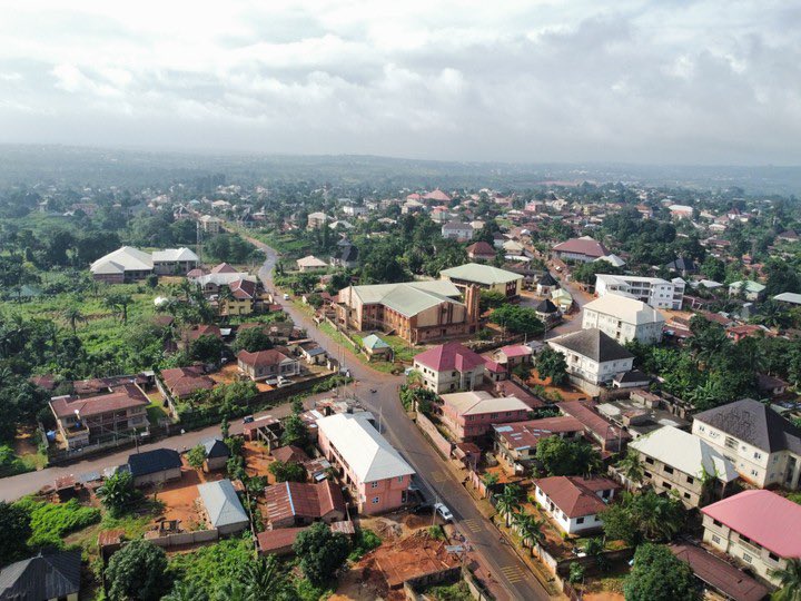 This is Enugu Agidi, A Typical Village in Anambra state.

Since you people have refused to travel around, we will bring the villages for you to see.