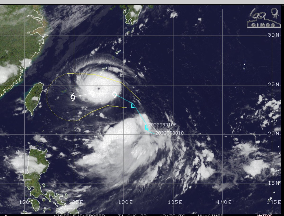 Joe Bastardi on Twitter: "Fujiwara effect occurring. Dime size Super
