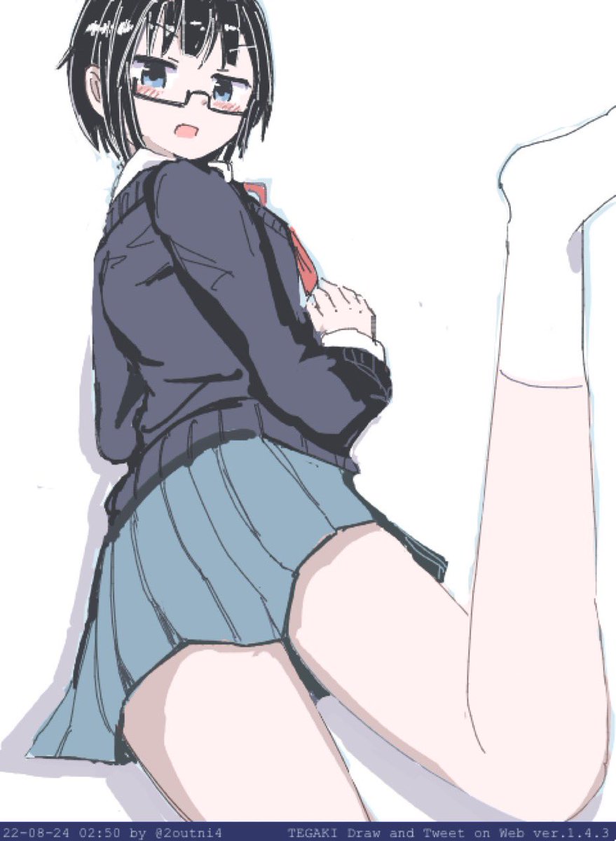 「#今月描いた絵を晒そう カガクチョップ編。今月つか一日でカガク絵三枚描いてた。暑」|24のイラスト