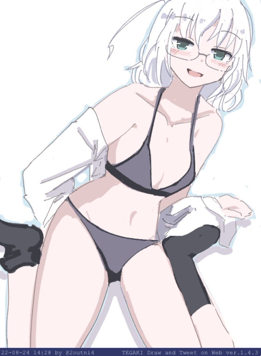「#今月描いた絵を晒そう カガクチョップ編。今月つか一日でカガク絵三枚描いてた。暑」|24のイラスト