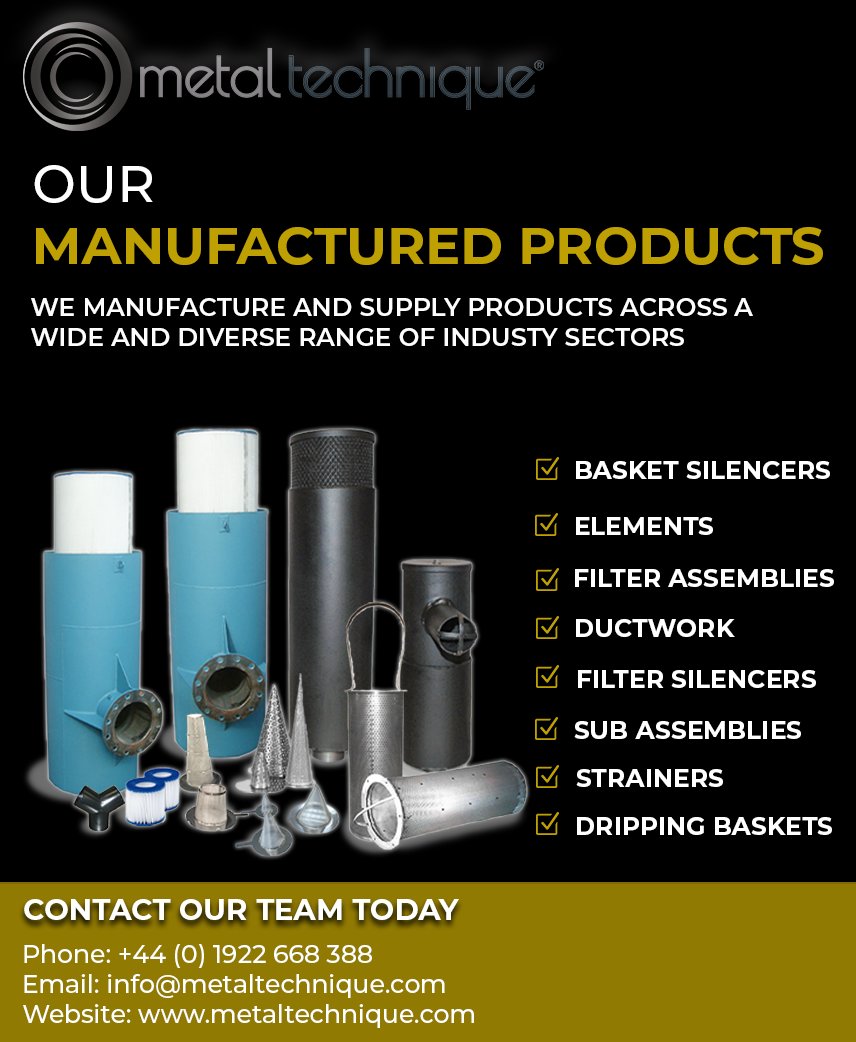 metal_technique's tweet photo. We #manufacture products and supply products across a wide and diverse range of industry sectors!
Completed #components that we supply Basket #silencers, Elements, #Filter assemblies, #Ductwork, Filters silencers, Sub-assemblies, Strainers &amp; Dripping baskets 
#walsall #uk #metal https://t.co/8mZIO2iqYC