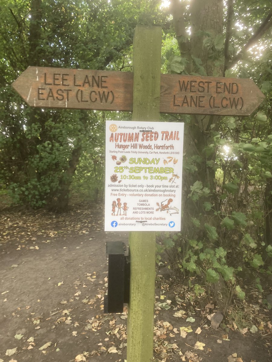 Book tickets at ticketsource.co.uk/aireboroughrot…
Just getting Hunger Hills Woods ready for the fun. It'll be great.