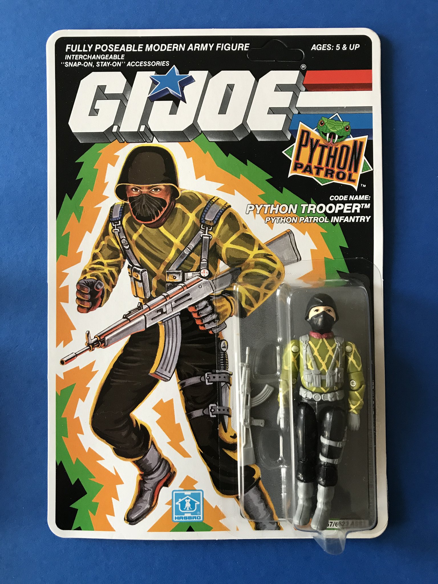 “Here are some carded figures from our GIJOE collection! 💥1989 Python Patr...
