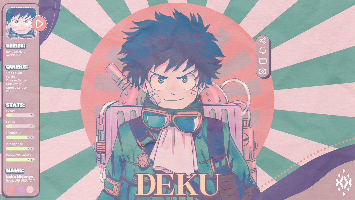 GAOXNG1's tweet photo. Izuku Midoriya / Deku Candy Style / Ui GFX - GAOXING GFX
Support Appreciated ❤️&♻️
Commisions Open - Dm's
#GAOXINGGFX #commisionsopen #animegfx #BokuNoHeroAcademia #uiuxdesign #uidesign #IzukuMidoriya https://t.co/LOPdCvImtZ