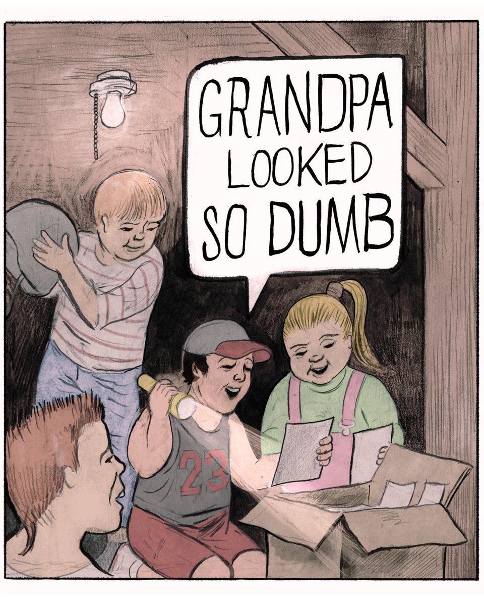 Grandpa's Silly Mustache 