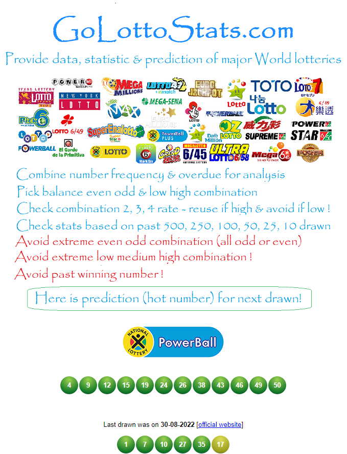 (South Africa Powerball) prediction\hot numbers by https://t.co/3s4YOQIkCb!

#salotto #salottery #southafrica https://t.co/cWiZCwVgMs