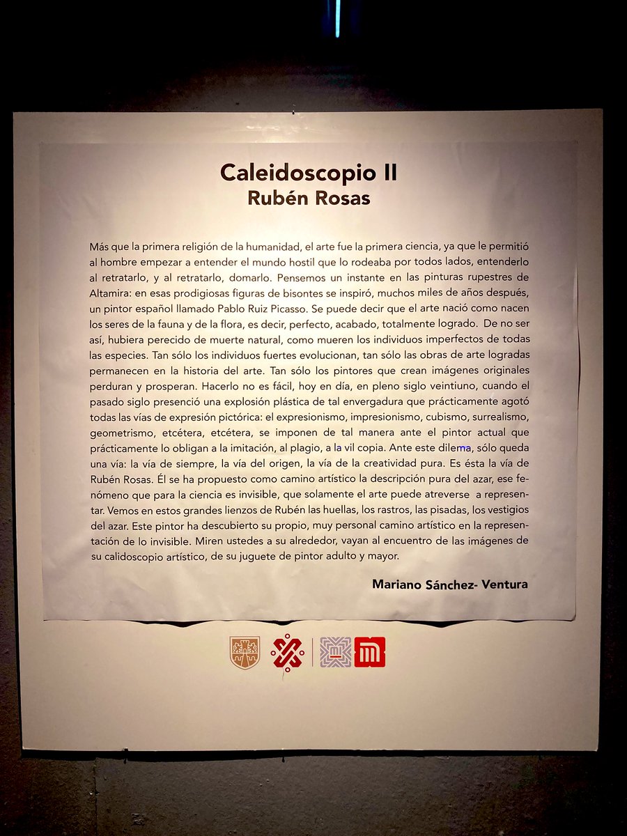 aldo_mf's tweet photo. #CommuteDiaries en la estación #Auditorio del @MetroCDMX hay una exposición de #RubenRosas « Caleidoscopio II » https://t.co/FE4v0O8icj