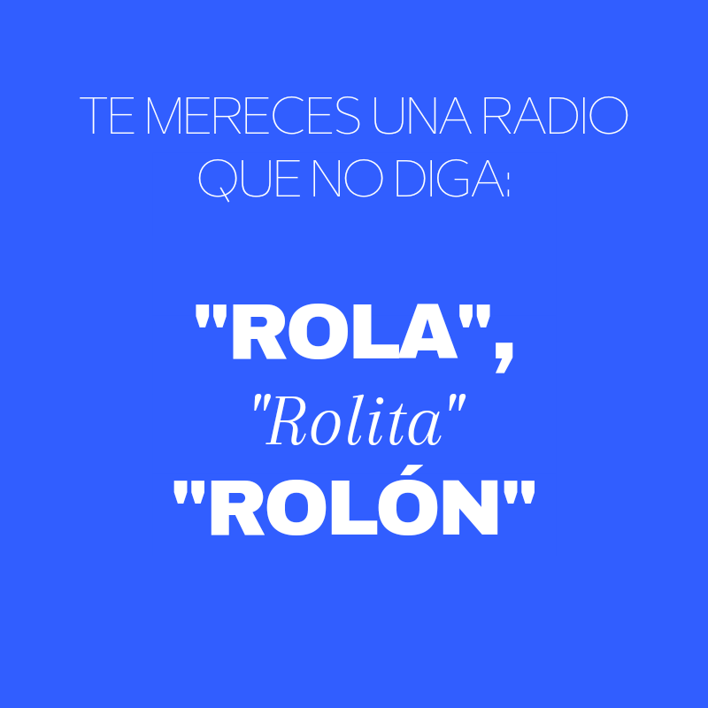 Esto es algo de lo que no hacemos. Escucha lo que sí hacemos en lapoplife.com/radio