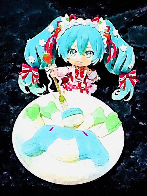 ミクちゃんおめでとうーーー!!!!!ほんとうにだいすきはいしんでもみせたけど、がんばったおかしをみんなもみてほしい!!!!!ミクちゃんにささげるあいです!!!!!!!めんげんにはもっとのせる!!!よてい!!!いっぱいしゃしんとる 