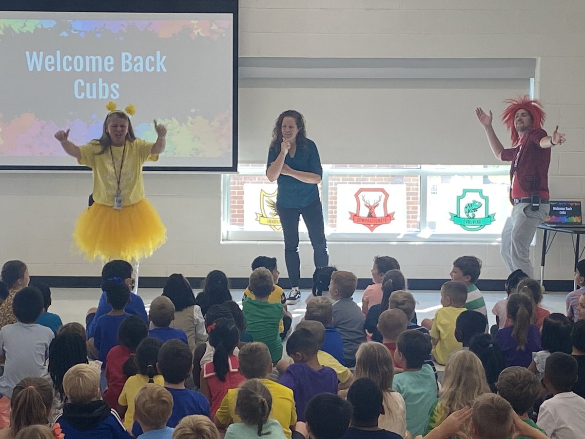 We’re kicking of the year right as we welcome our newest 1st - 5th Cubs into their houses! KG, you’re up next! 5 Houses, 1 Community, Empowering every voice! @HenricoSchools @pruden_melissa @HCPSFamily @JordanTruda