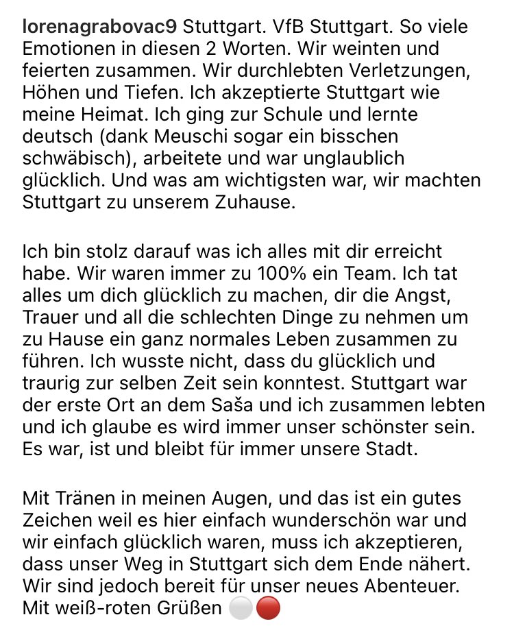 0711Flo's tweet photo. Saša #Kalajdzic hätte auf Lorena hören sollen. Keine Ahnung, ob sich schonmal jemand schöner von dieser Stadt verabschiedet hat 😭 #VfB #Stuttgart #ersteLiebe ⚪️🔴 https://t.co/vAl6Ny8hGu