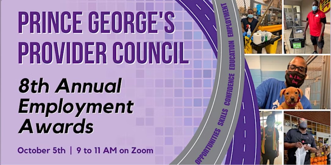 ProviderCouncil's tweet image. 8th Annual Employment Awards Event! #PGCounty #Maryland #DevelopmentalDisabilities