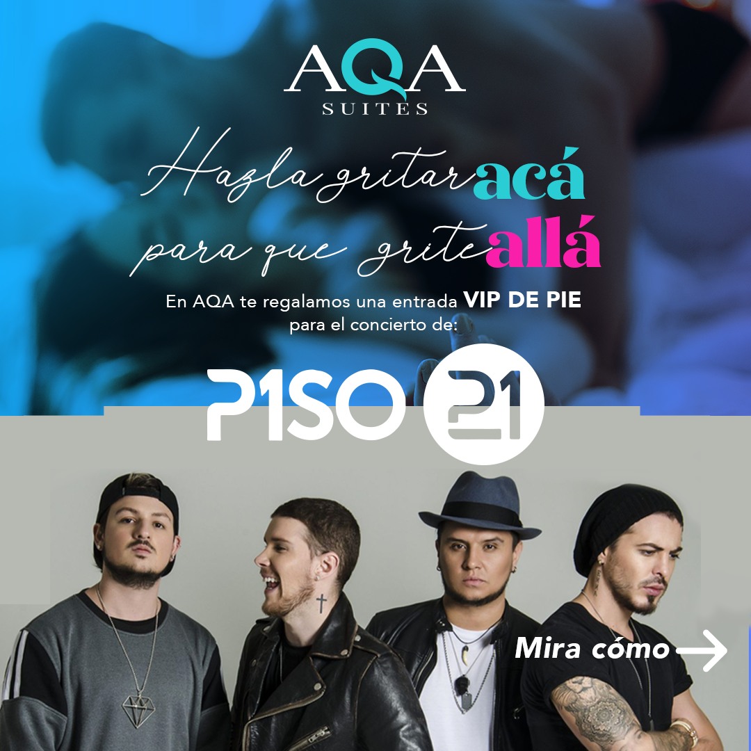AQASuites's tweet photo. ¿Qué hubo, mi amor?, Yo traje los cachos 👩‍❤️‍👨, AQA te lleva al concierto de PISO 21 en Guatemala. 
👉¿Cómo?
• Visitarnos 2 veces en la misma semana, o
•  En tu visita consumir más de Q250 en servicios extras. (bebidas, alimentación, juguetes eróticos o en horas extras). https://t.co/Yp3VPKpUr2
