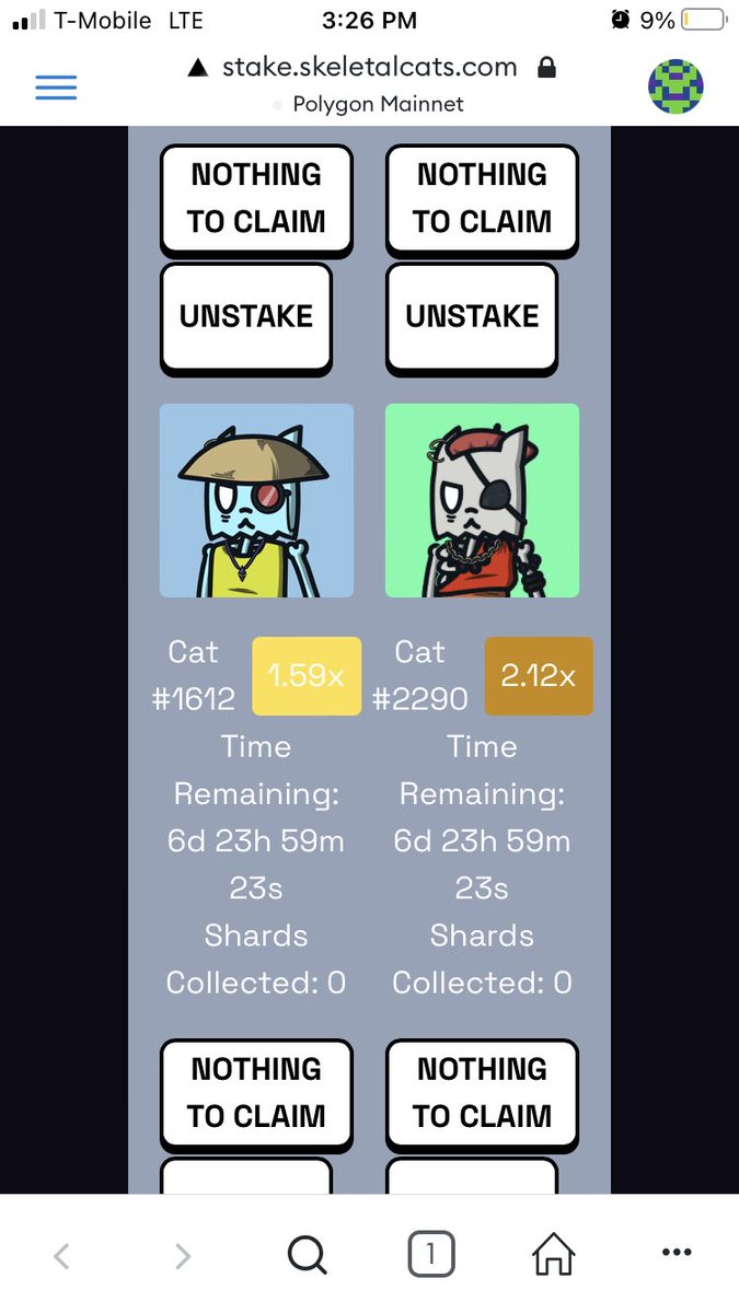 Lemmeholdsum's tweet photo. @SkeletalCatsNFT $eth #nft #freestaking on $matic!!!
#LFG
Come earn shards with the #skeletalcats family! https://t.co/eQ9Ku9ye5Q