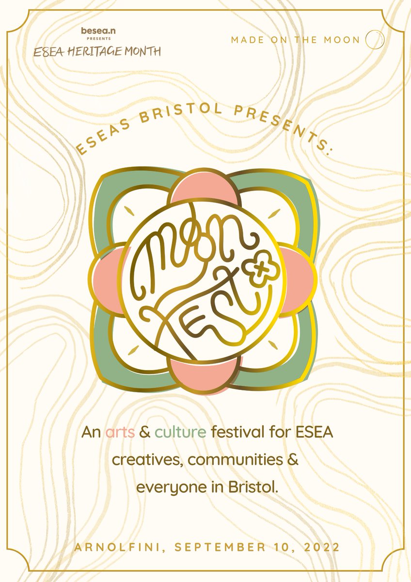 MOON FEST, a brand new arts festival we are presenting in Bristol during this year's #ESEAHM2022, is also part of the official programme! 🌕