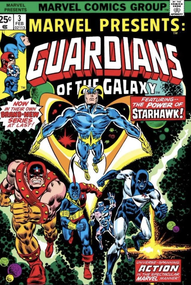 dano_cosmic's tweet photo. We only have a #MarvelLegends #VanceAstro so far and long overdue for the original #GotG team in figure form. RT if you agree!
✨
#MarvelPresents #3 (Vol. 1, 1975), cover by #AlMilgrom/#JohnRomita/#DannyCrespi
✨
#GuardiansoftheGalaxy #1 (Vol. 1, 1990),cover by #JimValentino https://t.co/XTmUtes0Zg