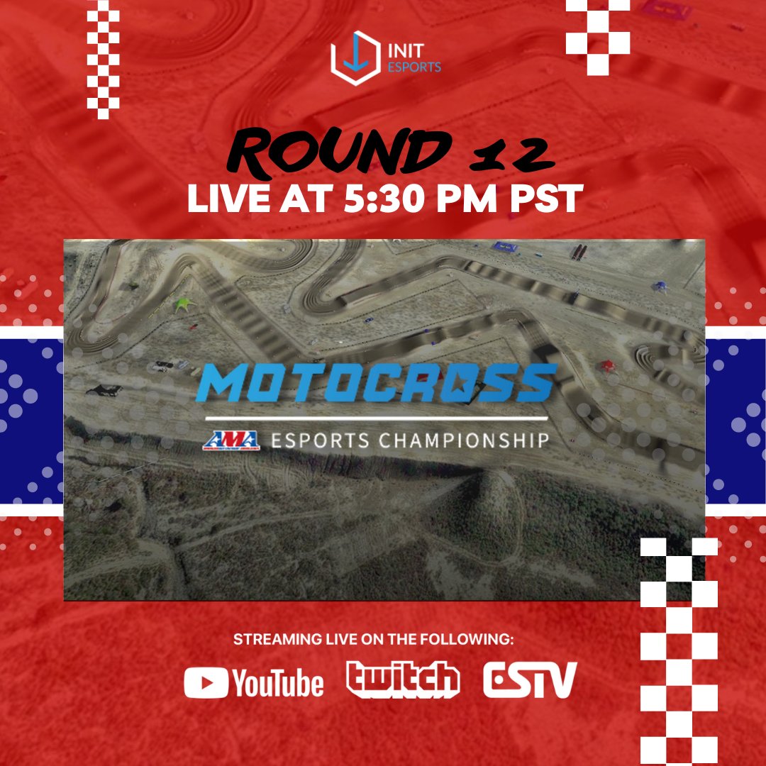 init_esports's tweet photo. Round 12 is happening few hours from now, set your reminder so you won't miss out our championship at Fox Raceway 2! Who do you think will take home the 450 class overall win?
#motocross #esports #motocommunity #simracing #amaesportsmotocross #ama #MXsimulator #motorsport https://t.co/n8f0n1T4vi