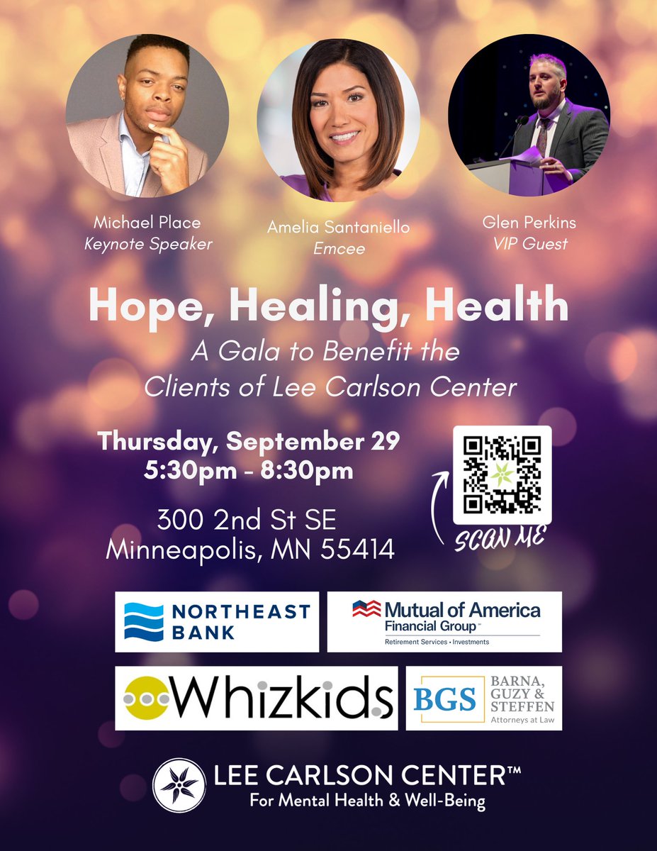 It may be hard to believe but September is just one (!) day away, and here <a href="/LeeCarlsonCent/">Lee Carlson Center</a> we are getting more and more excited for our annual gala which will be held September 29th at Machine Shop. Check out our website to learn more, buy tickets, and bid on auction items!