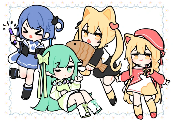 忘記放了小小女孩塗鴉 