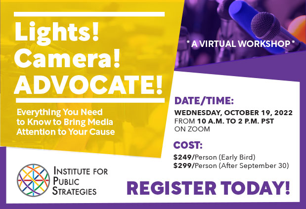 IPS_SouthBay's tweet photo. ****A Four-Hour Virtual Workshop with Media Experts.****
You'll leave with the tools and knowledge you need to bring impactful media attention to your cause.
Learn More --> https://t.co/cFKqDAZEDe
Register --> https://t.co/I5WkIKGn0q https://t.co/WXDFCFpPsK
