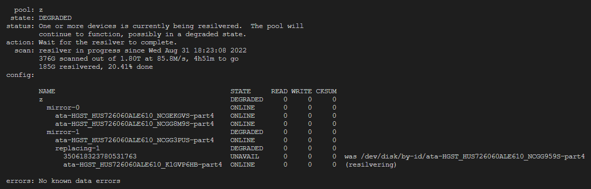 hbrtfrnswrth's tweet image. Fingers crossed.

(But of course, #ZFS will save the day.)

#ubuntu #zfsonlinux