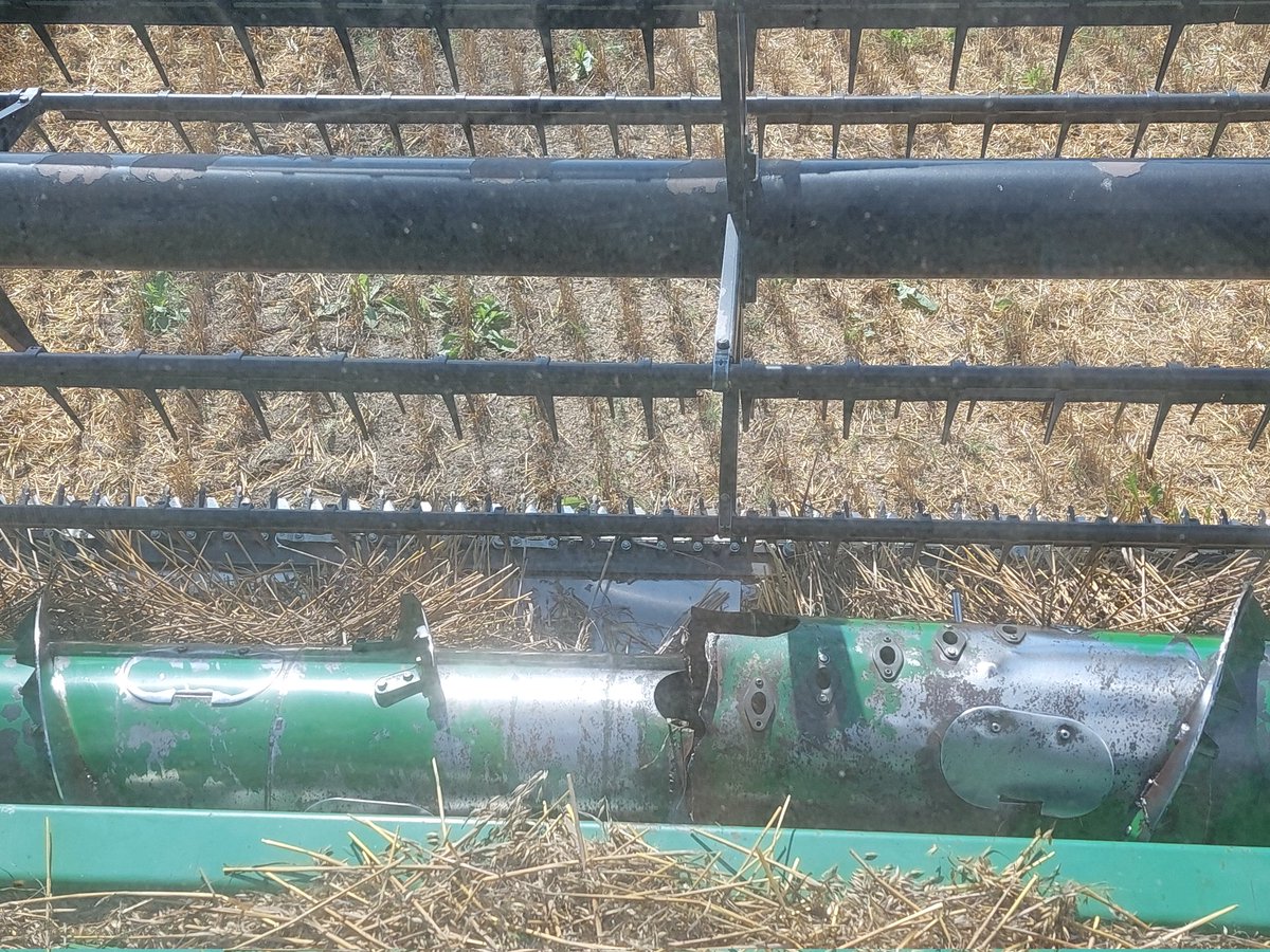 Trying out a new "flex" auger on the combine head.... Will let you know how it goes 🤦‍♂️