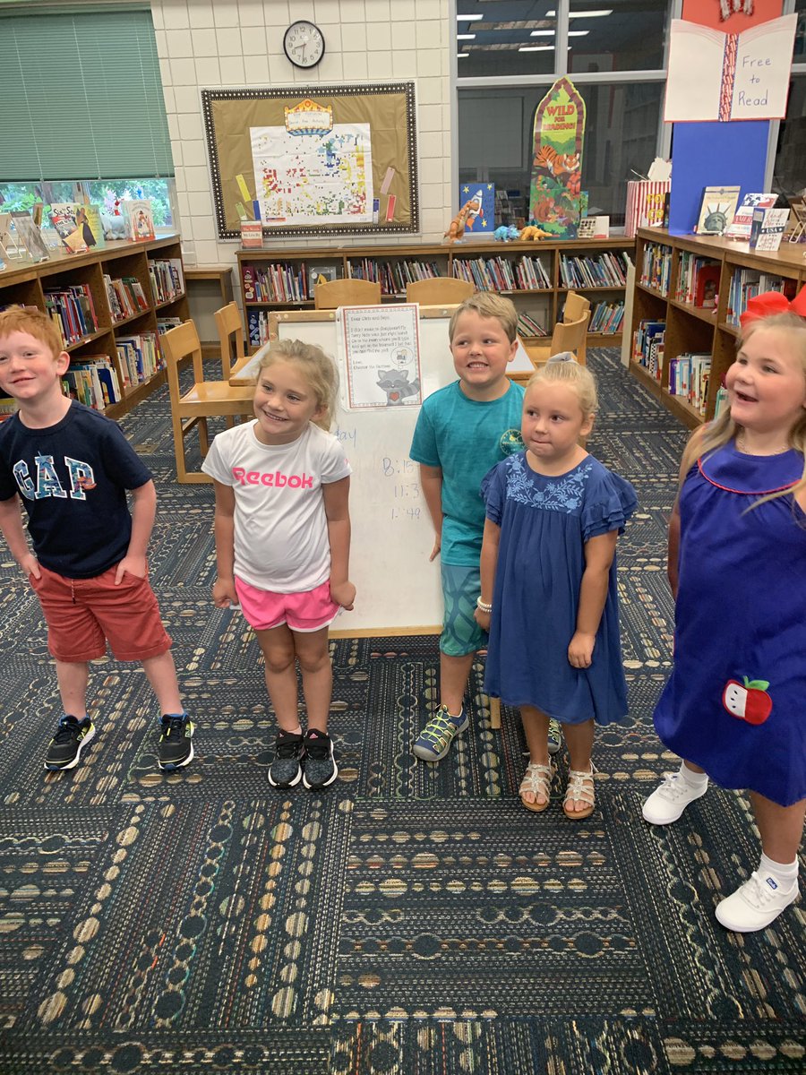 Excited to welcome our Kindergarteners in search of Chester the Raccoon!