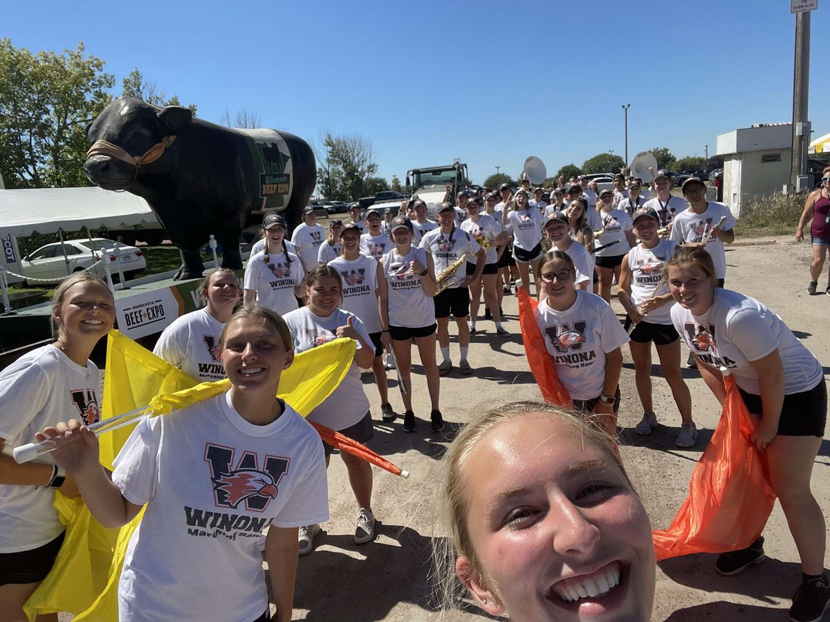 WinhawkBand's tweet photo. What a performance! A great band with great people! The Winhawk band will continue there legacy at tomorrow nights football game!

What an honor it had been taking over the Winhawk band account for the day! Until next time!
-Abby https://t.co/Y1STfYIzKk