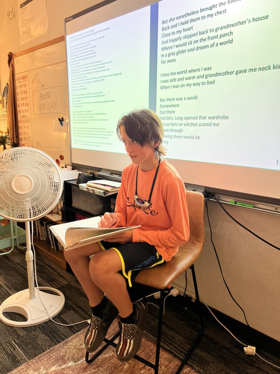 fergusonsixth's tweet photo. We also had the opportunity in our lesson today to share about books that changed our lives… and took the opportunity to have a student read “The Book With No Pictures”—> books that create memories can change our lives!! @GFSchools #Every1Matters #Every1Reads https://t.co/ATZsnkwK60