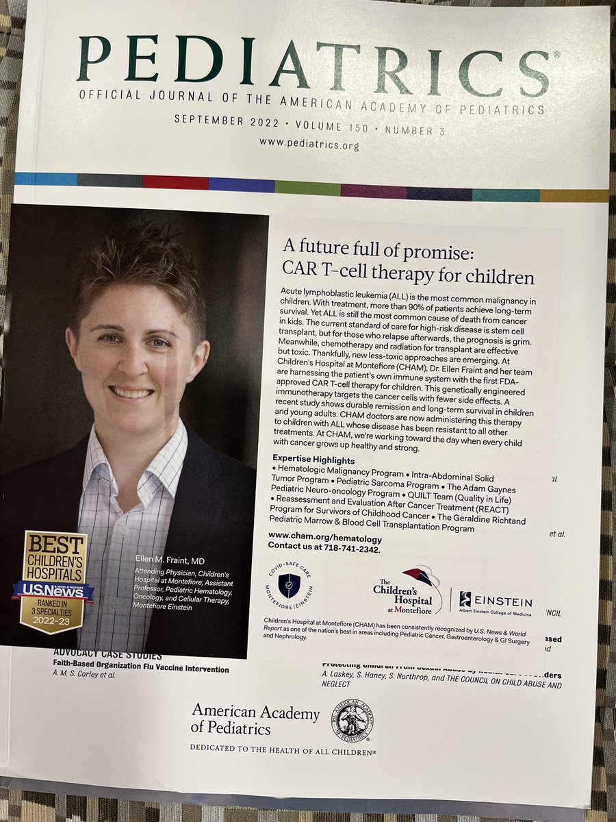 cabanam's tweet image. September cover of #Pediatrics: Dr @EllenFraint @MontefiorePeds @EinsteinMed @Bowmaniacs_Lab @greally @psemczuk @MontefioreInte1 @MontefioreNYC