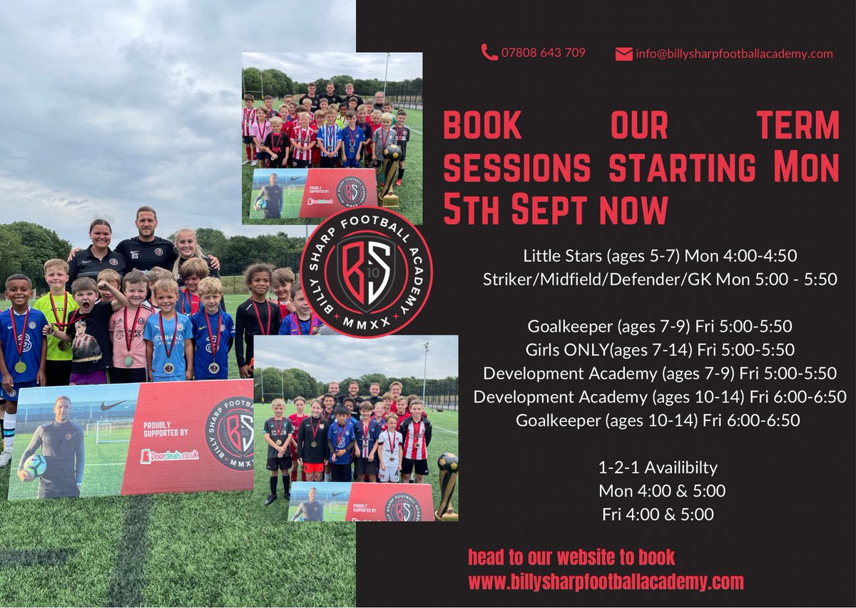 Billy Sharp Football Academy (@BSharpFAcademy) on Twitter photo 2022-08-31 19:58:08