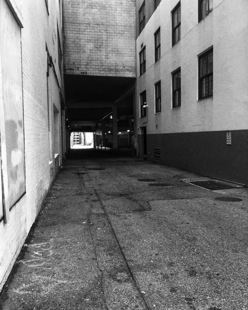 FatMessiah's tweet photo. Down the back lane.
.
.
.
#2022 #summer #vancouver #mobilephotography #bnw #blackandwhite #digital #backlane #downtown https://t.co/DTdqMiR7EP https://t.co/y7XTePCekk