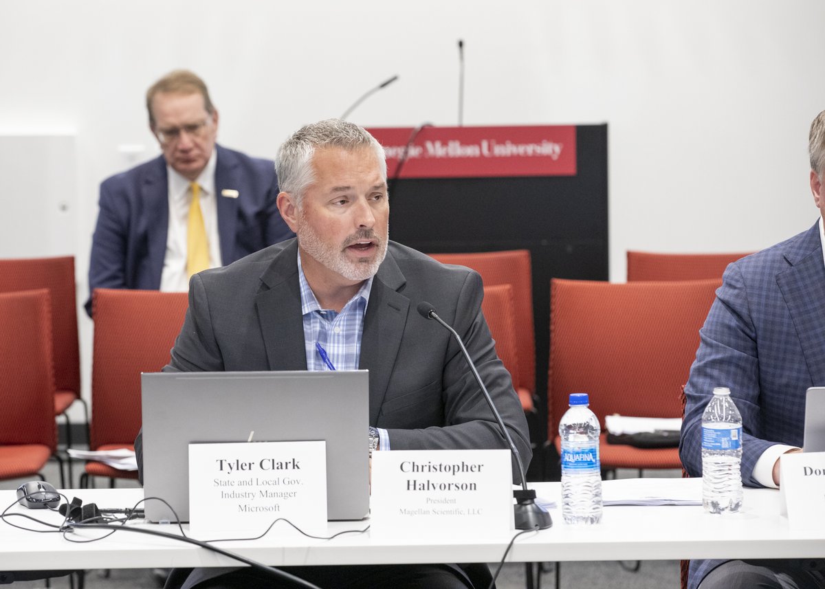 pa_blockchain's tweet image. PBC President Dominic Folino spoke to the PA House State Government Committee on the importance of cybersecurity and blockchain in the Commonwealth. 

He was joined by Christopher Halvorson, Dr. Ariel Zetlin-Jones, and Tyler Clark.