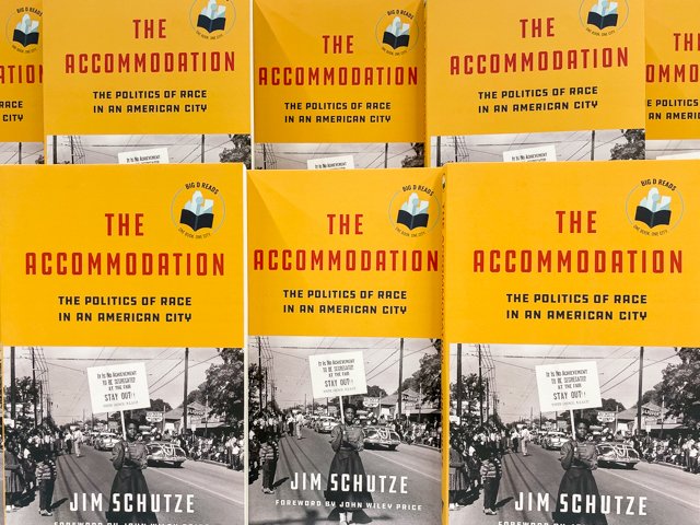 DallasADEX's tweet photo. Pick up your FREE copy of The Accommodation at the AD EX today! THEN join us for Design Justice Book Club with the author Jim Schutze on September 13. In partnership with @Big_D_Reads. Hosted by the AD EX, @bcWORKSHOP, and @DFWNOMA. 

RSVP >> https://t.co/BZVxjr2q5x https://t.co/Utr5SCfQ2D