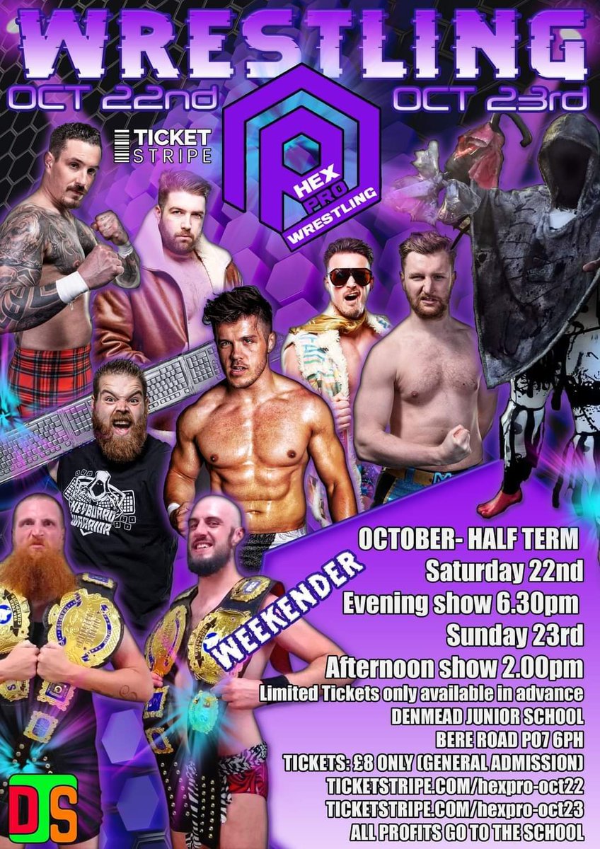 Our next set of shows!

OCTOBER 22nd and 23rd.

We've near enough sold out before the shows come round, don't miss out!
Tickets available now:

Ticketstripe.com/hexpro-oct22
Ticketstripe.com/hexpro-oct23

Card to be announced imminently.