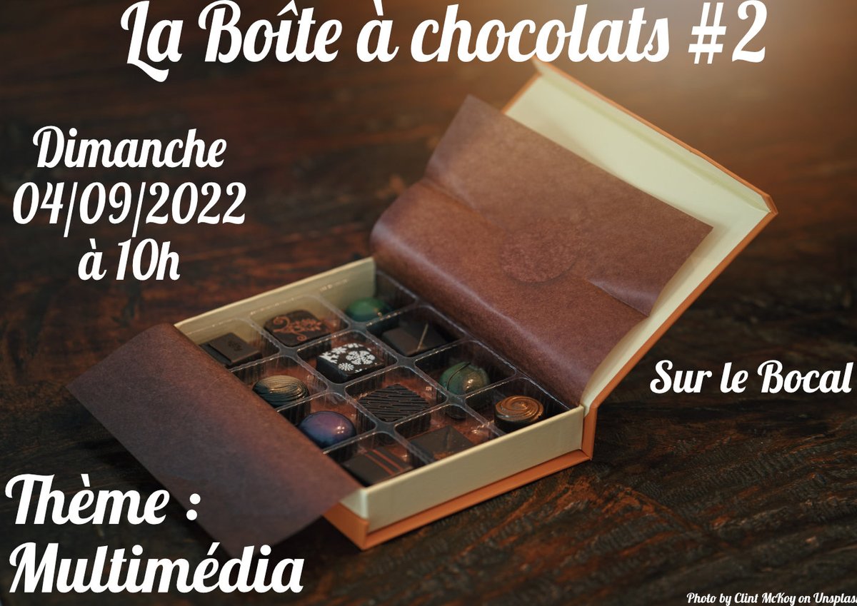 Dimanche, <a href="/BackUnderGZ/">BackUnderGZ</a> a très envie de parler de la notion de multimédia et de son lien avec le #jdr ! Du coup, à lui le micro pour cette deuxième Boîte à Chocolat ! Donc si c'est un thème qui vous intrigue, n'hésitez pas à venir participer et échanger autour de ça !