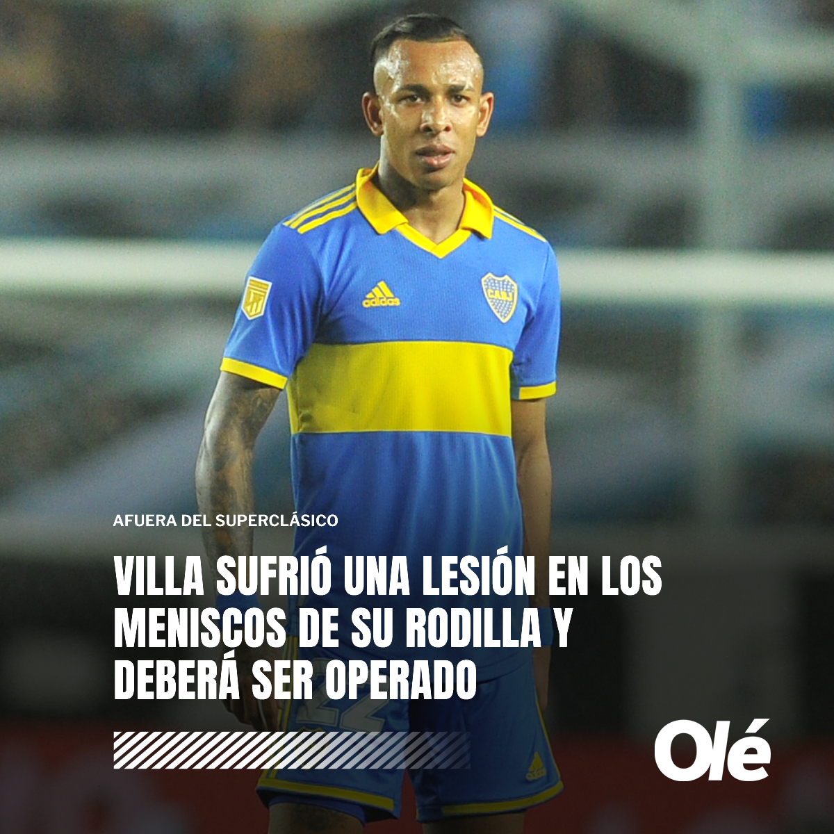 DiarioOle's tweet photo. 🚨 Villa sufrió una lesión en los meniscos de su rodilla y deberá ser operado

❌ Es baja para el Superclásico

📲 Más detalles: https://t.co/s8ZEELepPi https://t.co/8Hn7GhBjPi