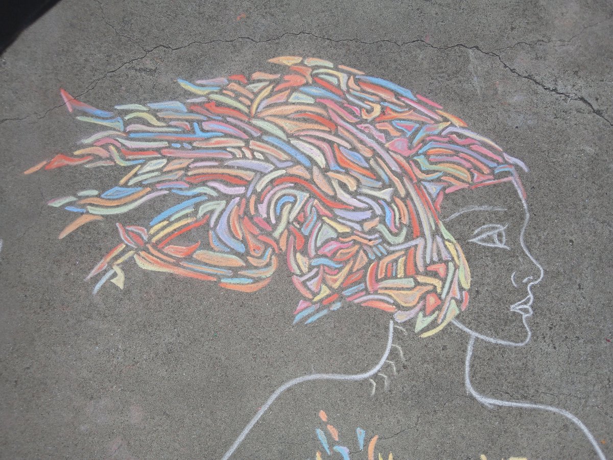 chalkvisions's tweet photo. #chalkvisions at Sand City West End Art Festival August 27 2022 https://t.co/qWhohVhjC4