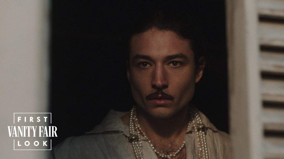 First look at Ben Kingsley and Ezra Miller as Salvador Dalí in Mary Harron’s next film ‘DALÍLAND’.