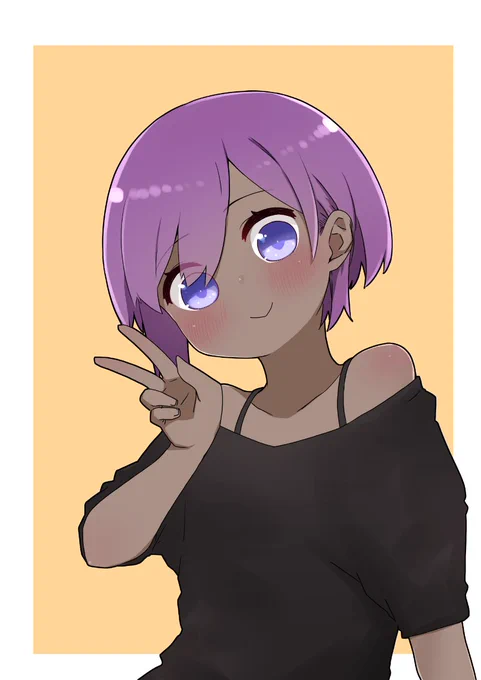 久しぶりのイラスト・・・静謐ちゃん・・・ 