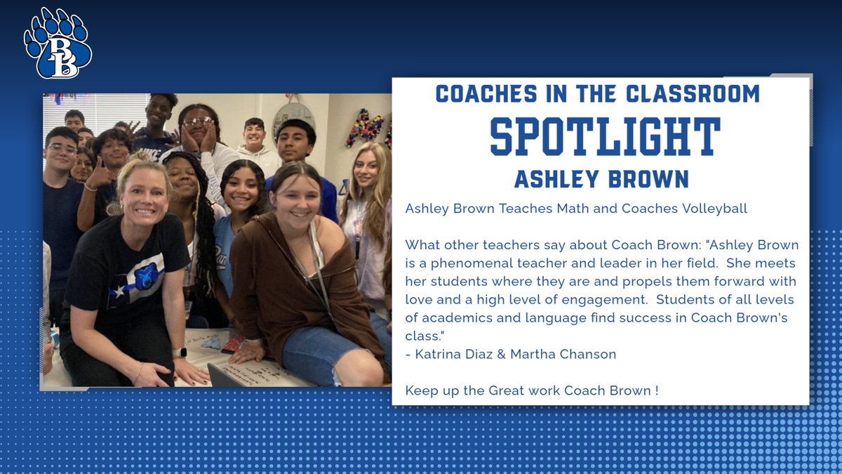 Official Brewer Bears Athletics tweet media