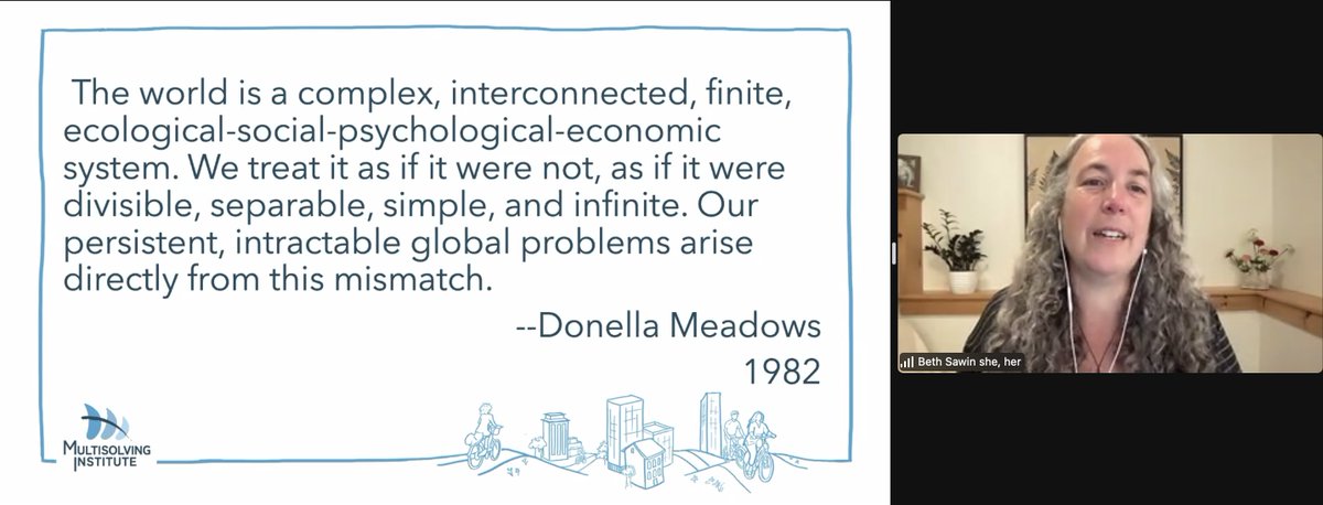 systemdynamics_'s tweet image. &quot;The #multisolving gap also arises directly from this mismatch. There&apos;s operations we can&apos;t see because we aren&apos;t organized to seize them.&quot; - Elizabeth Sawin

#SeminarSeries #SystemDynamics #systemsthinking #DonellaMeadows